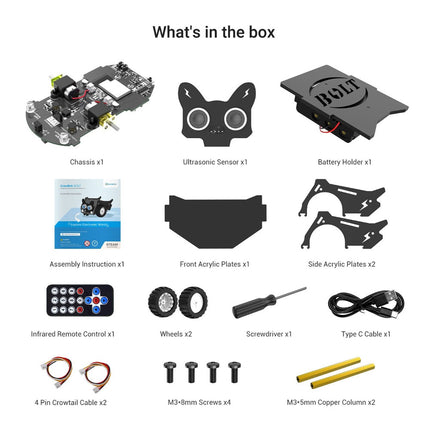 CrowBot BOLT – Programmierbares Smart Robot Car Kit (mit Joystick)