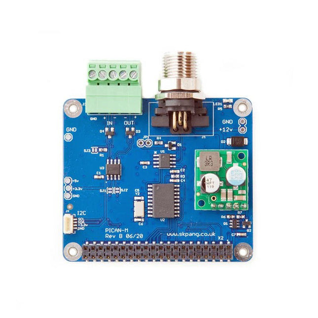 PiCAN - M with CAN - Bus Micro - C and RS422 Connector + 3 A SMPS - Elektor