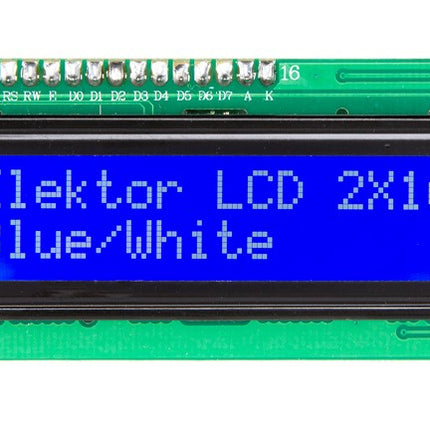 2x16 Character LCD Module (blue/white)