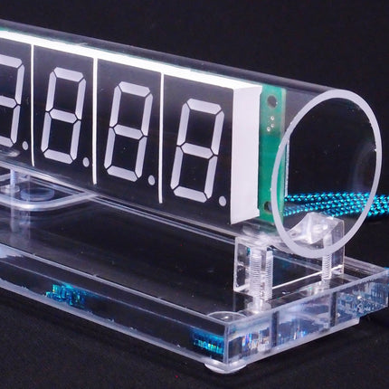 RGBDigit Clock - Acrylic & Glass case (160100-73)