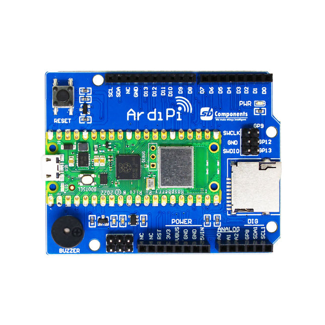 ArdiPi Uno R3 Board (basierend auf Raspberry Pi Pico W)
