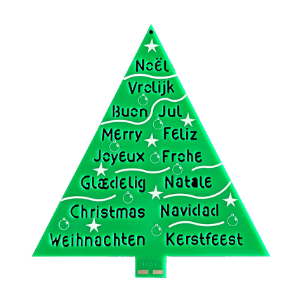 Elektor Wordy Christmas Tree