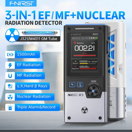FNIRSI GC-03 Multifunktionaler Strahlungsdetektor