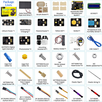 Keyestudio Solar Tracking DIY Kit für Arduino