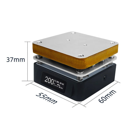 SEQURE T55 Smart Mini Soldering Hot Plate (Dimensions)
