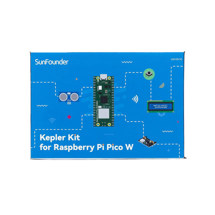 SunFounder Kepler Kit (Ultimate Starter Kit für Raspberry Pi Pico W)