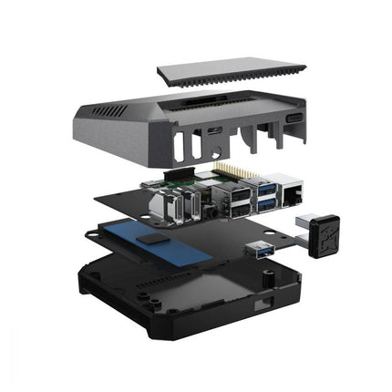 Argon ONE M.2 Case for Raspberry Pi 4 - Elektor