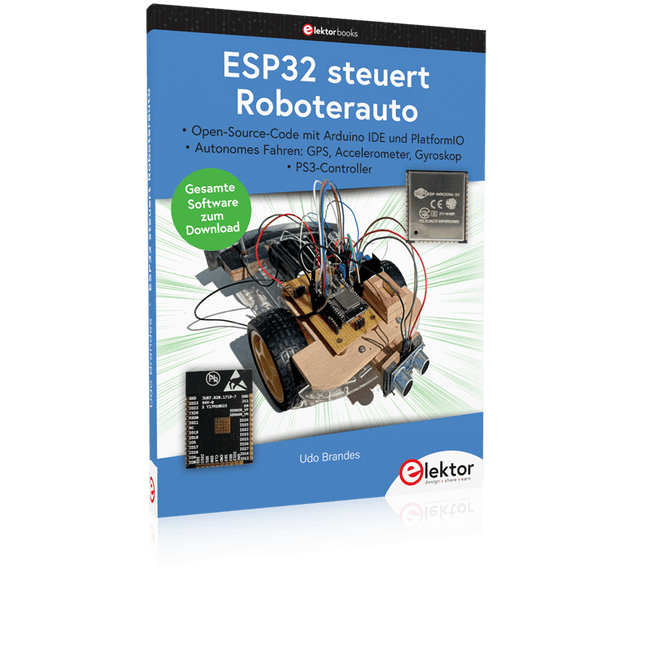 ESP32 steuert Roboterauto