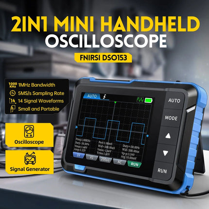 FNIRSI DSO153 (2 - in - 1) Oscilloscope (1 MHz) & Signal Generator - Elektor