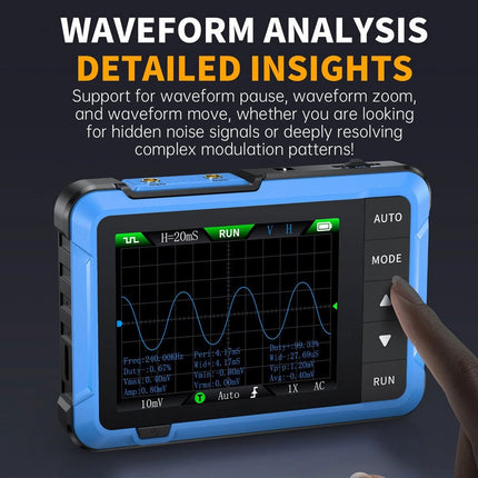FNIRSI DSO510 (2 - in - 1) Oscilloscope (10 MHz) + Signal Generator - Elektor