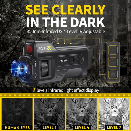 FNIRSI NVS - 20 4K Night Vision Monocular - Elektor