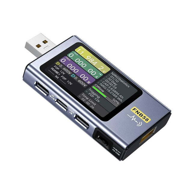 FNIRSI FNB58 USB-Tester mit Bluetooth (Spannungs- und Strommessgerät)