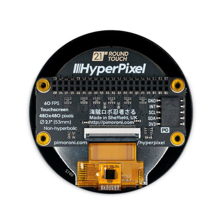 HyperPixel 2.1 Round - Hi - Res Display for Raspberry Pi - Elektor