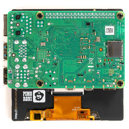 HyperPixel 4.0 Square Touch - Hi - Res Display for Raspberry Pi - Elektor