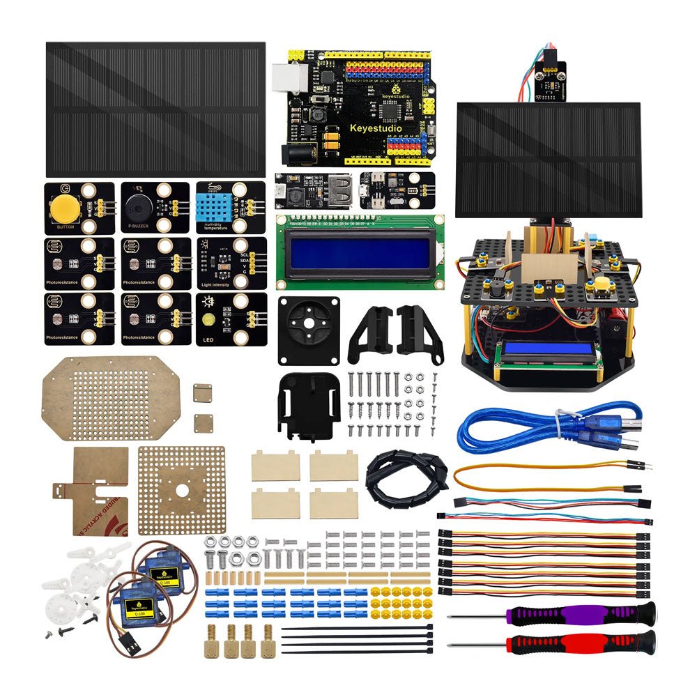 Keyestudio Solar Tracking DIY Kit für Arduino – Elektor