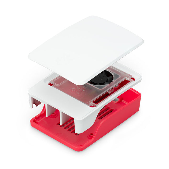 Offizielles Gehäuse für Raspberry Pi 5 (weiß/rot)
