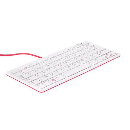 Official Raspberry Pi FR Keyboard (white/red) - Elektor
