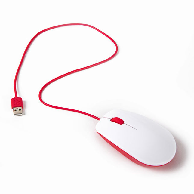 Official Raspberry Pi Mouse (white/red)