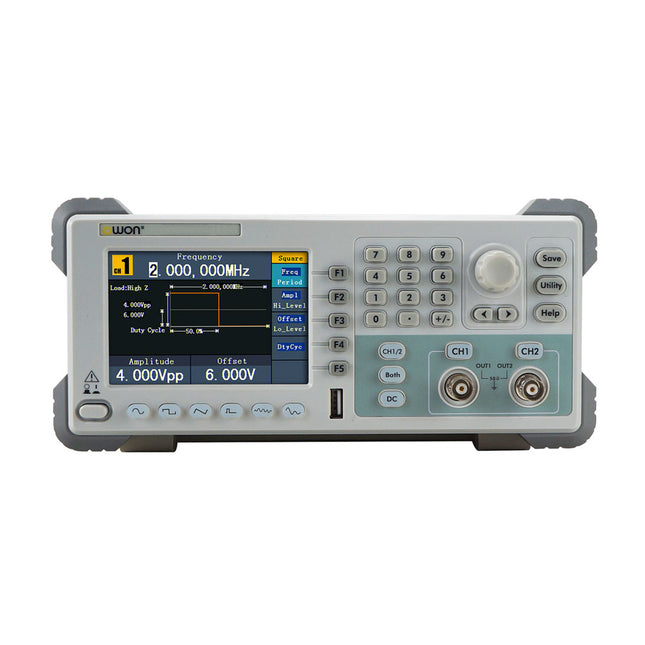 OWON AG1022F 2-ch Arbitrary Waveform Generator with Counter (25 MHz)