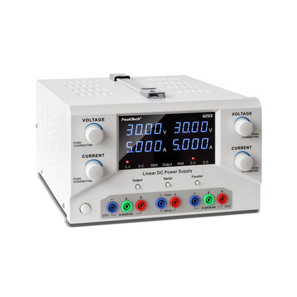 PeakTech 6193 2 - ch DC Power Supply (30 V, 5 A) - Elektor