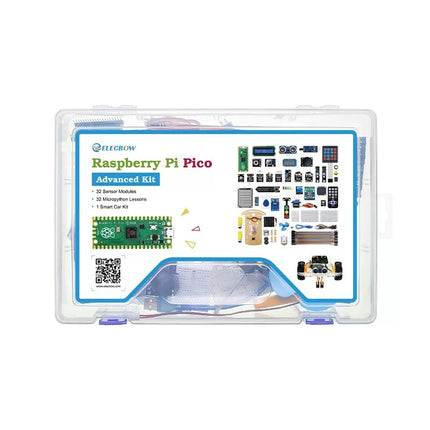 Raspberry Pi Pico Advanced Kit mit 32 Modulen und 32 Projekten