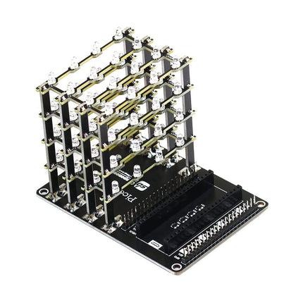 SB Components Raspberry Pi Pico LED Cube (4x4x4 Grüne LEDs)
