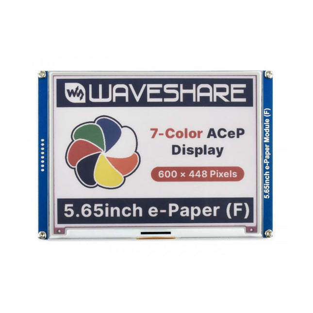 Waveshare 5.65` ACeP 7-Color E-Paper E-Ink Display Module (600x448)